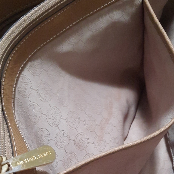 Michael Kors Brown Leather Tote - Picture 9 of 15